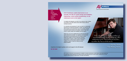 AV TechSource website by Kreski Marketing Consultants