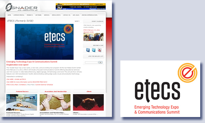 ETECS logo created by Kreski Marketing Consultants